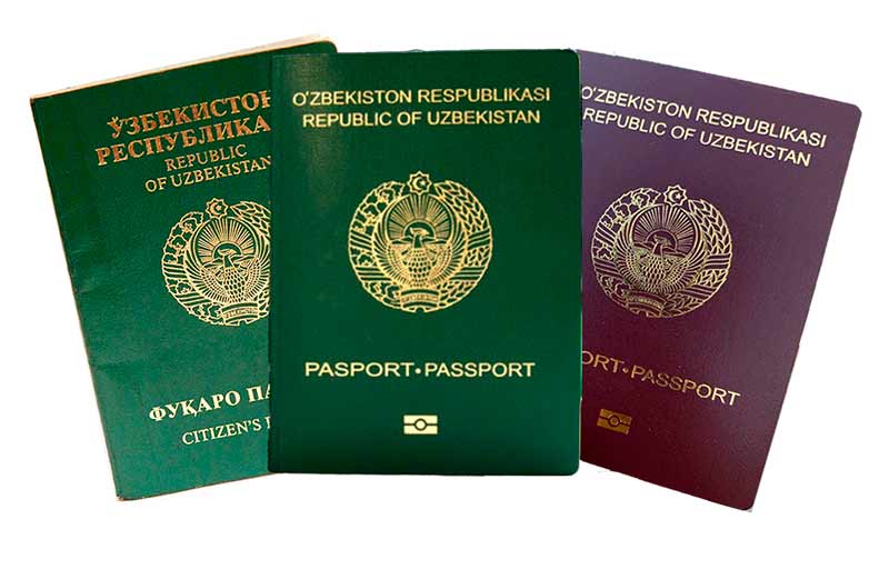 перевод узбекского паспорта