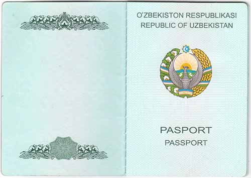 перевод узбекского паспорта